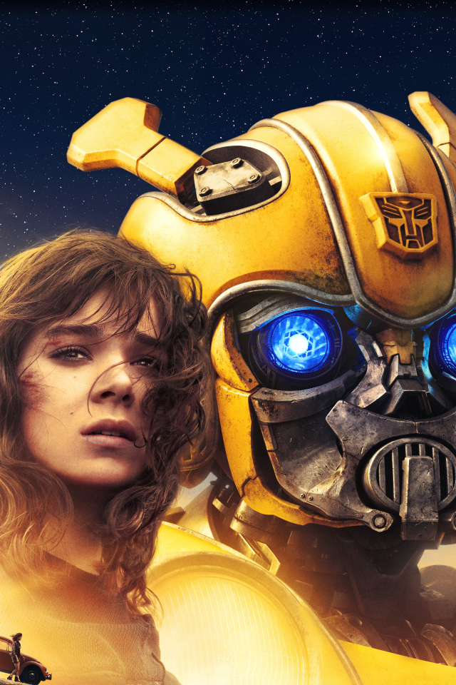 Постер фантастического фильма Бамблби, 2018