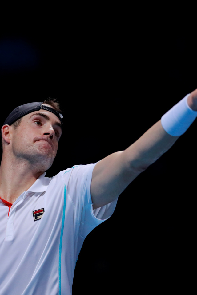 Американский профессиональный теннисист Джон Изнер