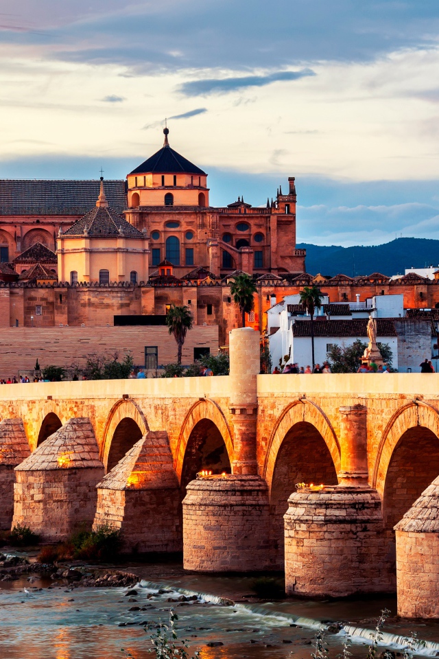 Arched Roman bridge, Córdoba Italy
