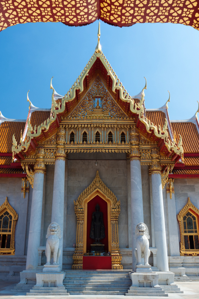 Красивый храм в Бангкоке, Таиланд 