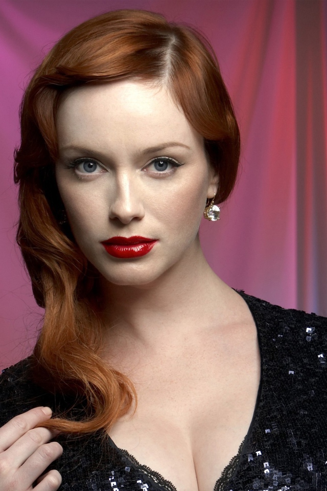Американская рыжеволосая актриса Кристина Хендрикс