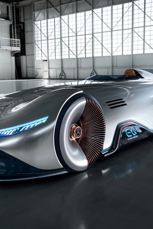 Электрокар Mercedes Benz Vision EQ Silver Arrow, концепт