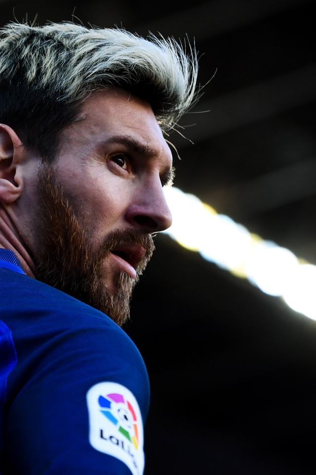 Известный футболист Лионель Месси с бородой