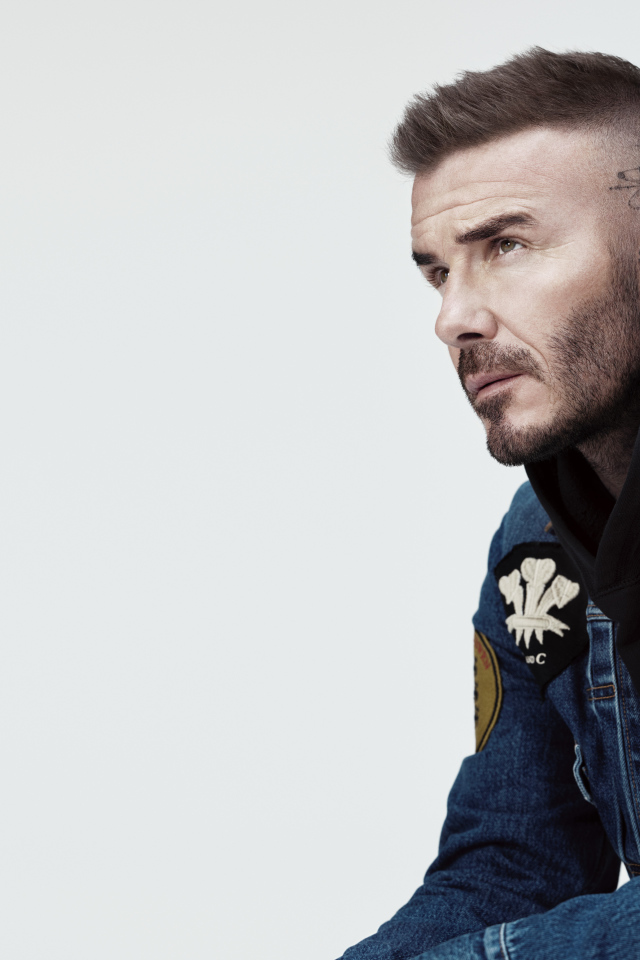 Красивый мужчина, футболист, модель Дэвид Бекхэм