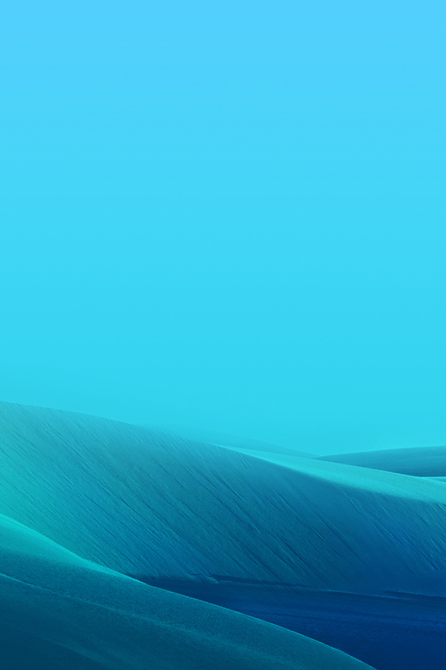 Абстрактные ландшафты на голубом фоне