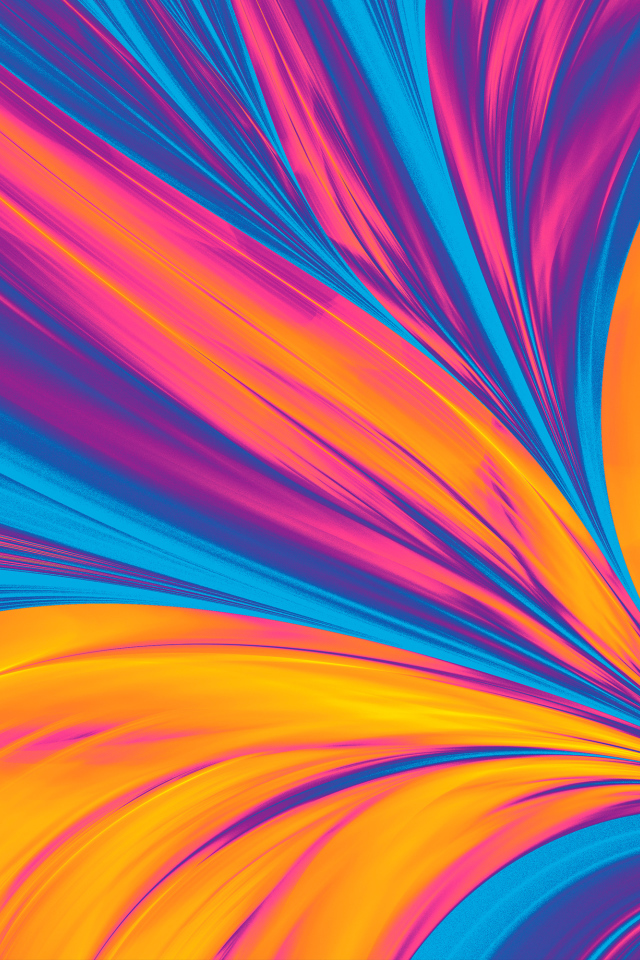 Разноцветный яркий абстрактный рисунок 