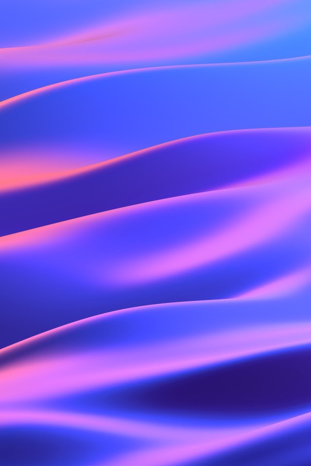 Неоновые абстрактные волны 