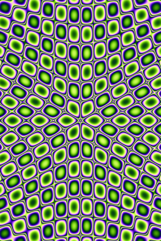 Красивый узор с оптической иллюзией 