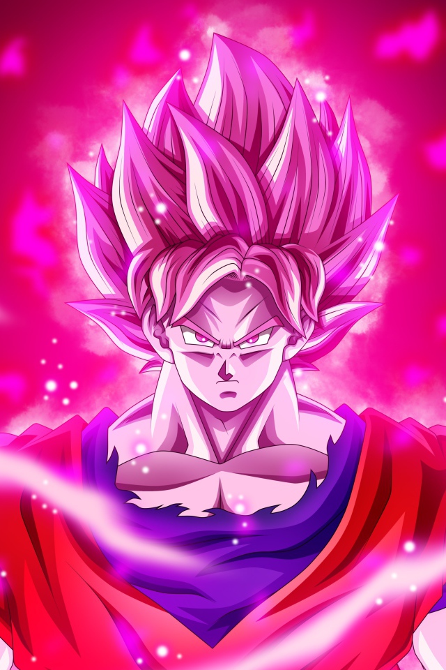 Персонаж Сон Гоку аниме Super Saiyan Blue