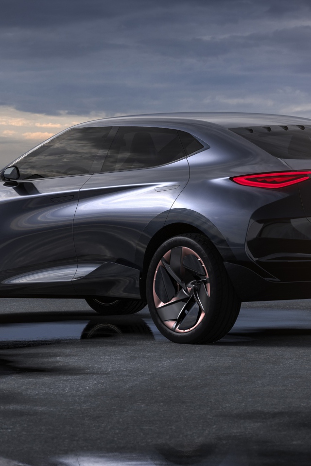 Автомобиль Cupra Tavascan Concept 2019 года вид сзади