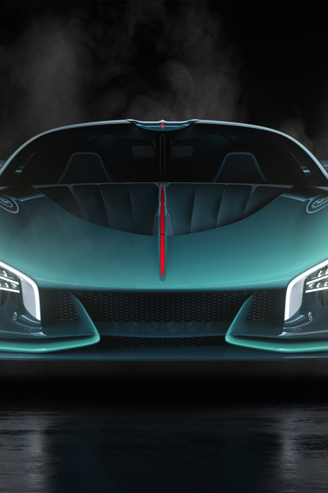 Быстрый автомобиль Hongqi S9 2020 года вид спереди