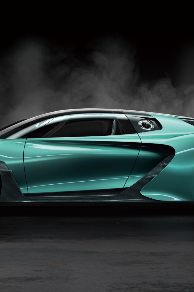 Быстрый автомобиль Hongqi S9 2020 года вид сбоку 