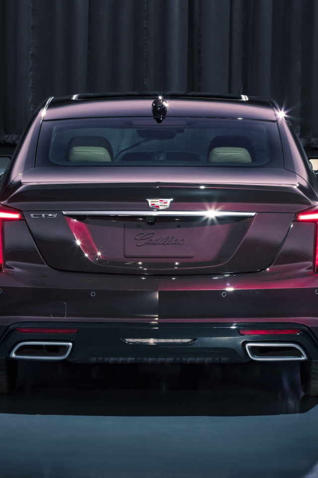 Автомобиль Cadillac CT5, 2020 года вид сзади 