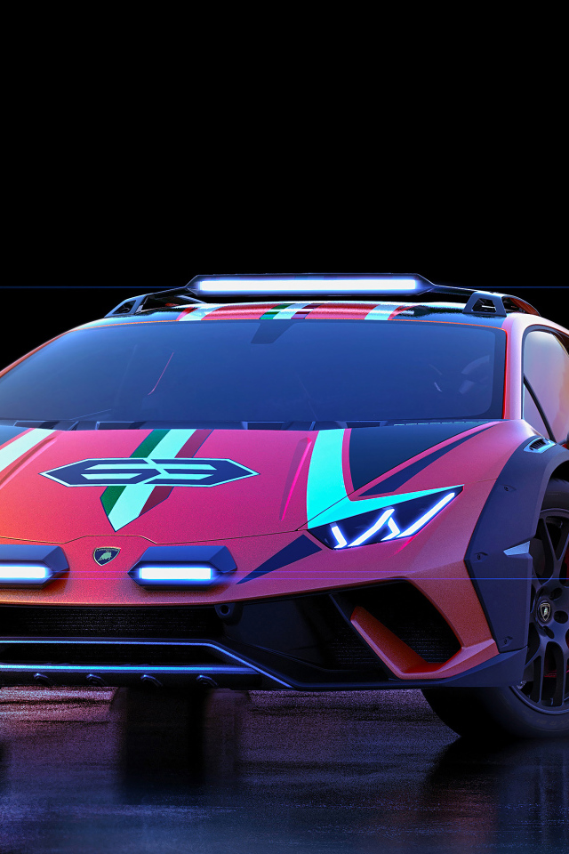 Спорткар  Lamborghini Huracan Sterrato, 2019 года