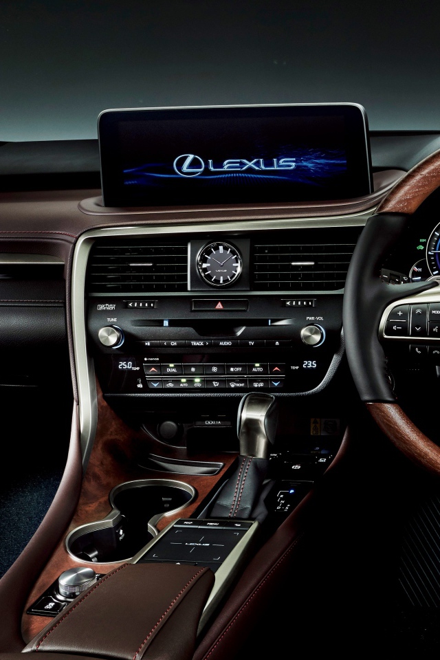 Салон автомобиля Lexus RX 450h 2019 года 