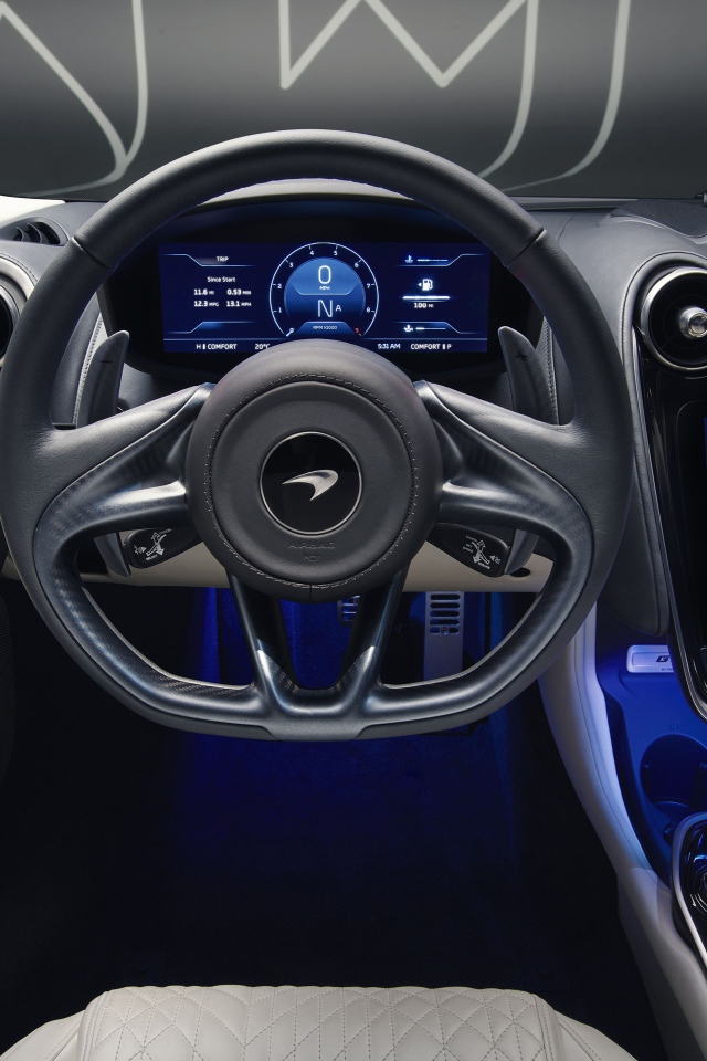 Салон автомобиля McLaren GT By MSO 2019 года 