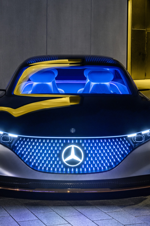 Электрический автомобиль Mercedes-Benz Vision EQS 2019 года 