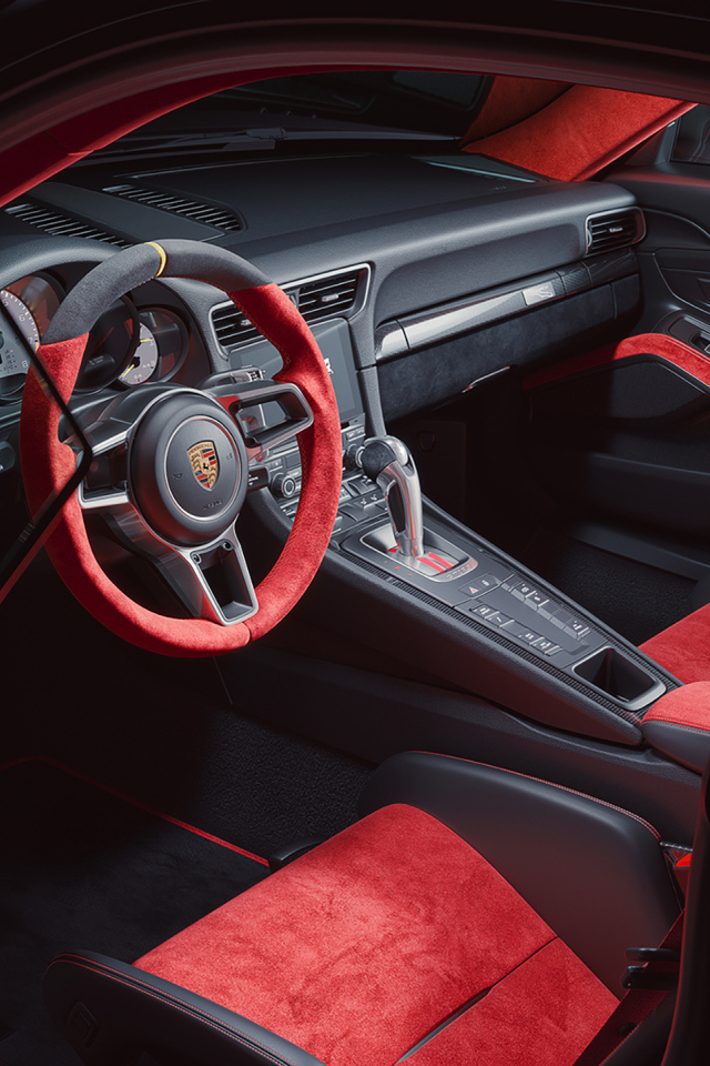 Салон автомобиля Porsche 911 GT2 RS