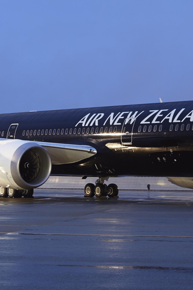 Самолет авиакомпании Air New Zealand в аэропорту