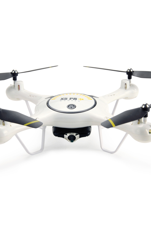 Радиоуправляемый квадрокоптер Aosenma X5UW FPV на белом фоне