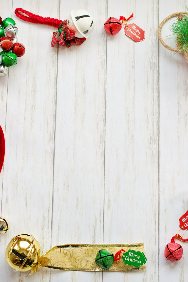 Шаблон для поздравительной открытки на Рождество