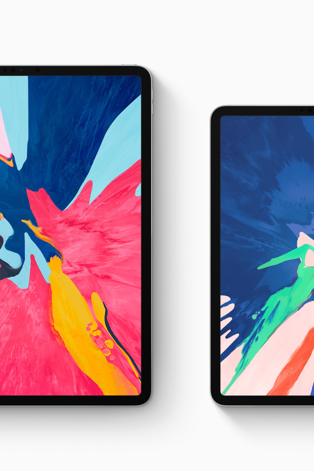 Новый Apple iPad Pro 11 на белом фоне