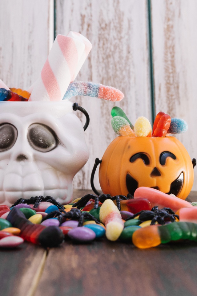 Сладости с украшениями на Хэллоуин 