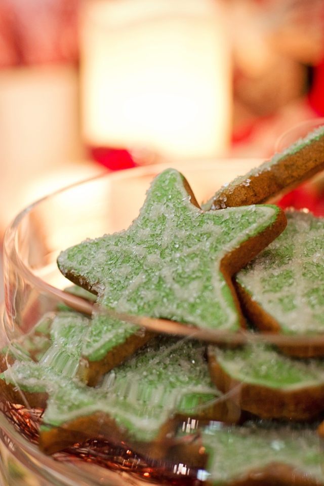 Печенье звезды с сахарной глазурью