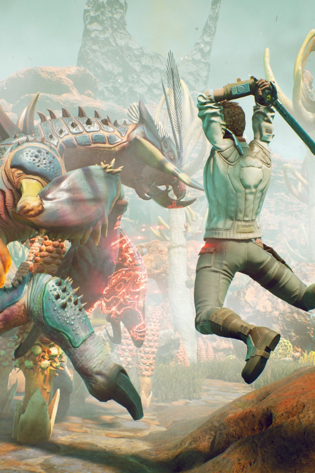 Кадр новой компьютерной игры The Outer Worlds, 2019