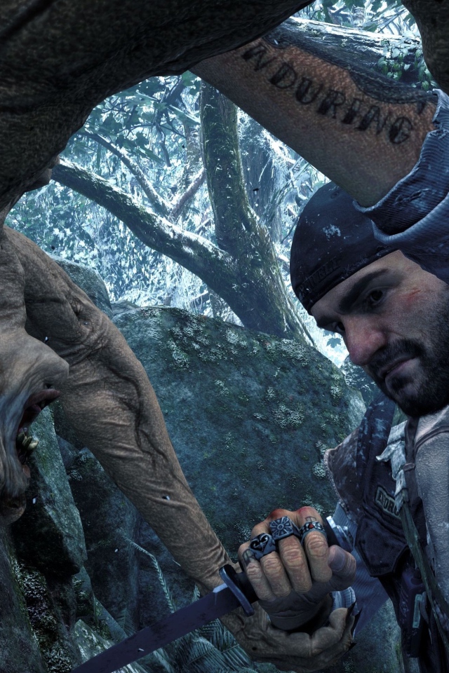 Кадр компьютерной игры 2019 года Days Gone