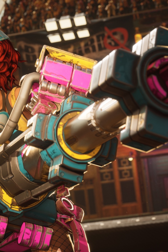 Кадр компьютерной игры Bleeding Edge, 2019