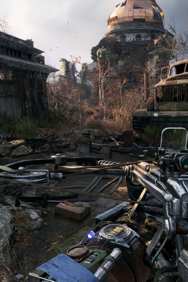 Кадр компьютерной игры Metro Exodus, 2019 года