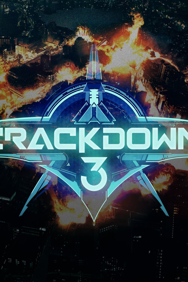 Логотип новой компьютерной игры Crackdown 3, 2019