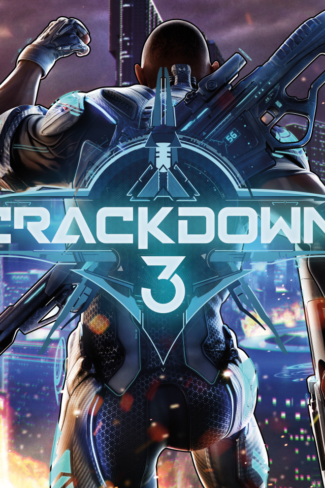 Постер компьютерной игры Crackdown 3, 2019 года
