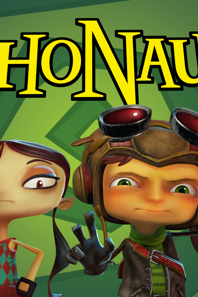 Постер с главными героями игры Psychonauts 2, 2019 года
