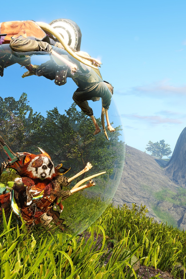 Скриншот компьютерной игры Biomutant, 2019