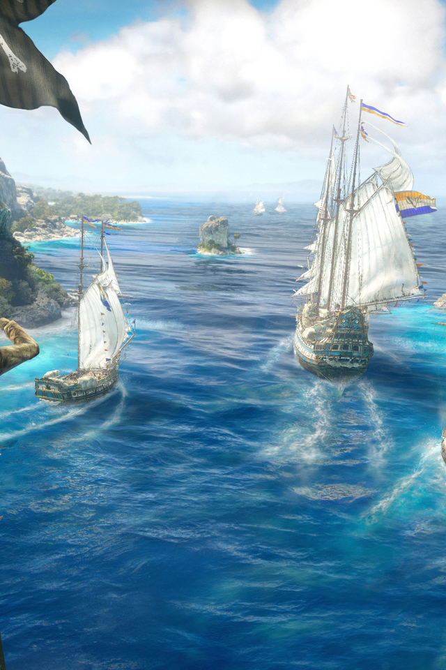 Скриншот компьютерной игры Skull & Bones, 2019