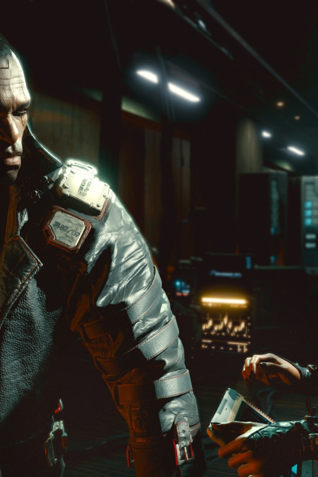 Скриншот новой компьютерной игры Cyberpunk 2077