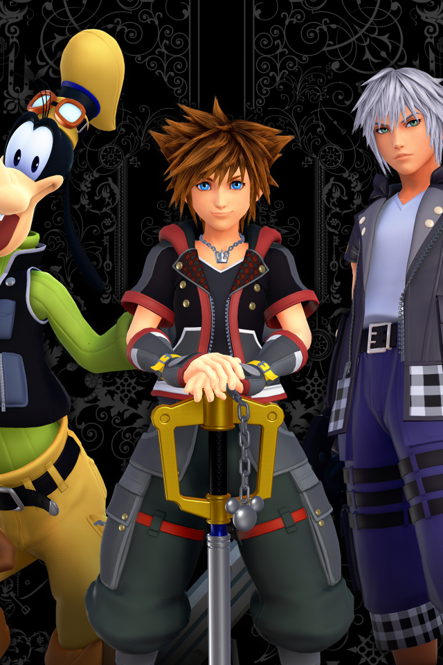 Главные персонажи компьютерной игры Kingdom Hearts III, 2019