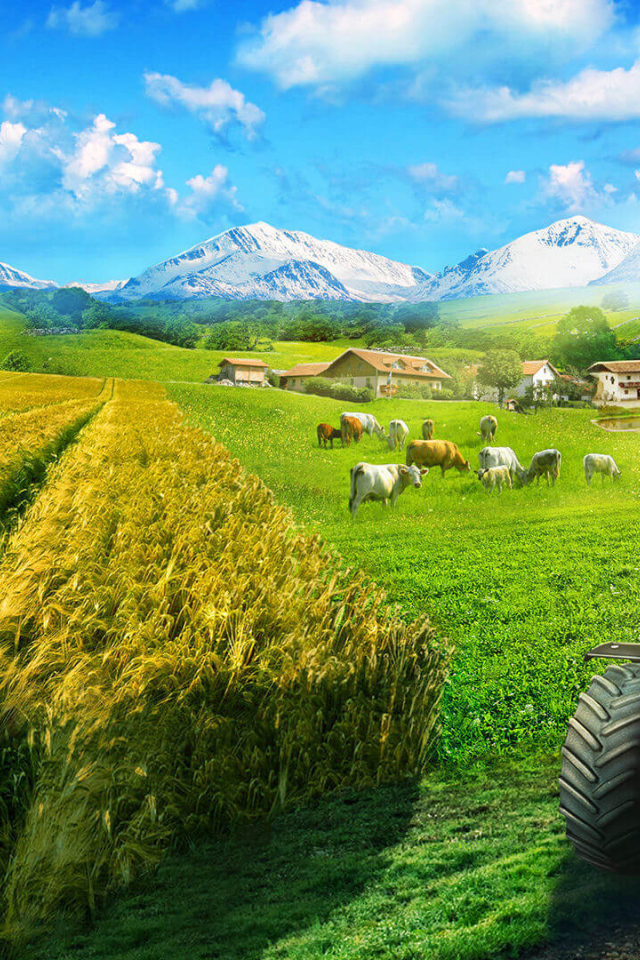 Уборка пшеницы игра Farming Simulator