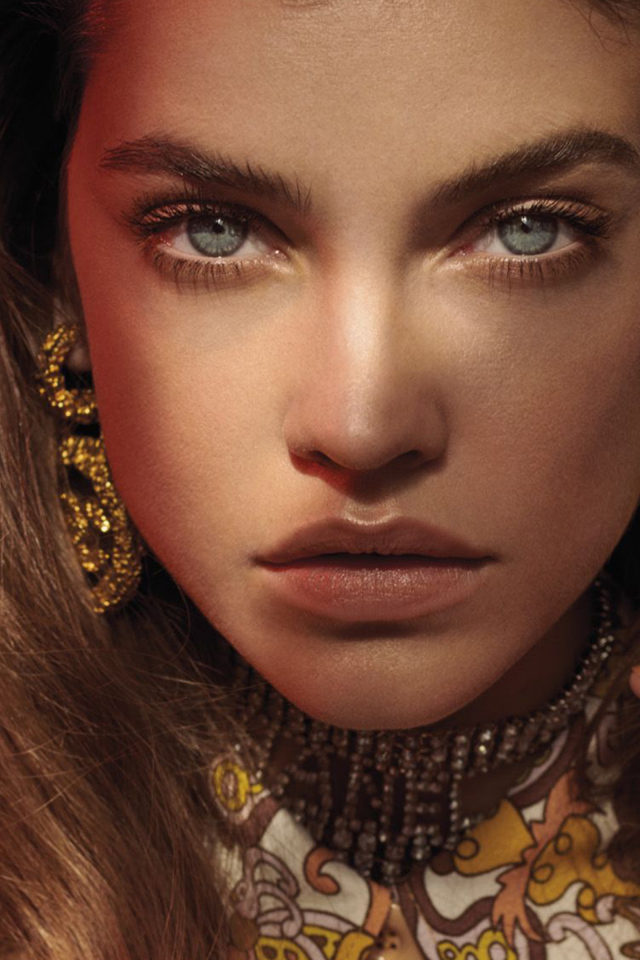 Популярная модель Барбара Палвин лицо крупным планом