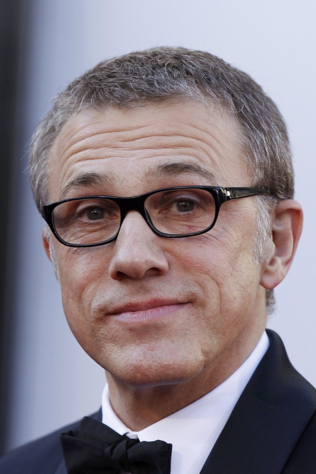 Австрийский актер Кристоф Вальц в очках