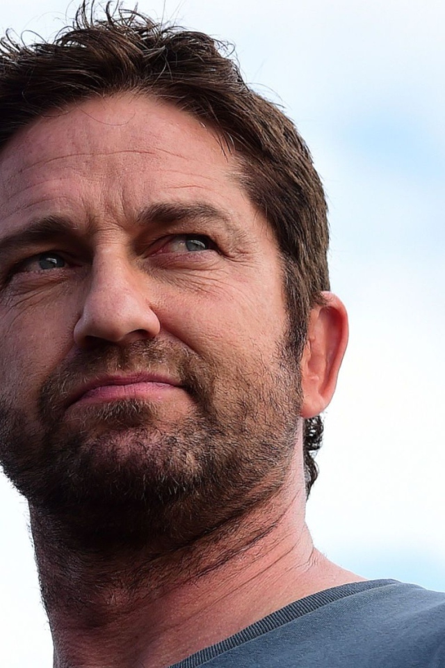 Шотландский актер Джерард Батлер крупным планом