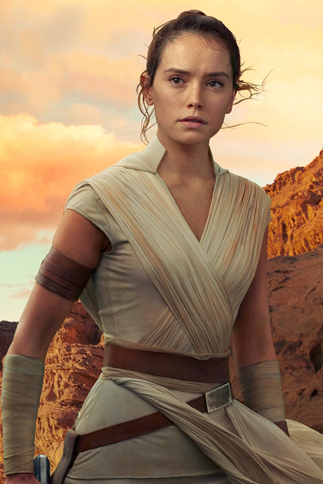Actress Daisy Ridley in Star Wars: Episode IX, 2019