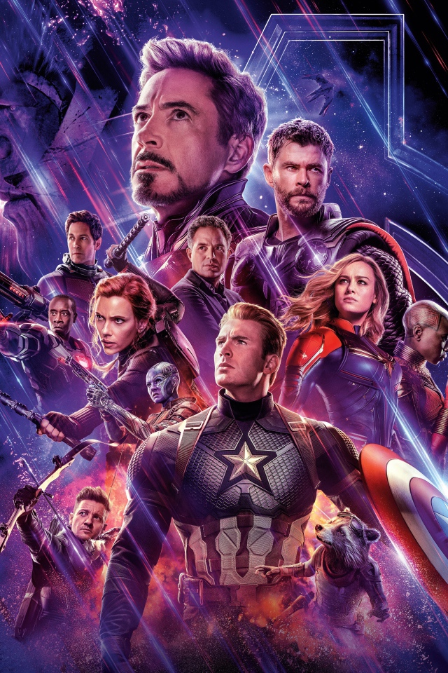 Персонажи супергеройского фильма Мстители: Финал 2019 год