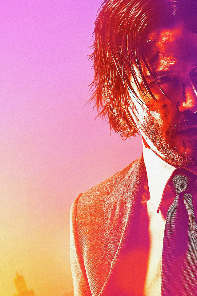 Киану Ривз в фильме Джон Уик 3, 2019 года