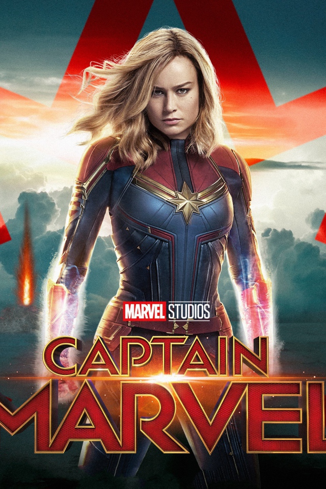 Постер фильма Капитан Марвел, 2019 года