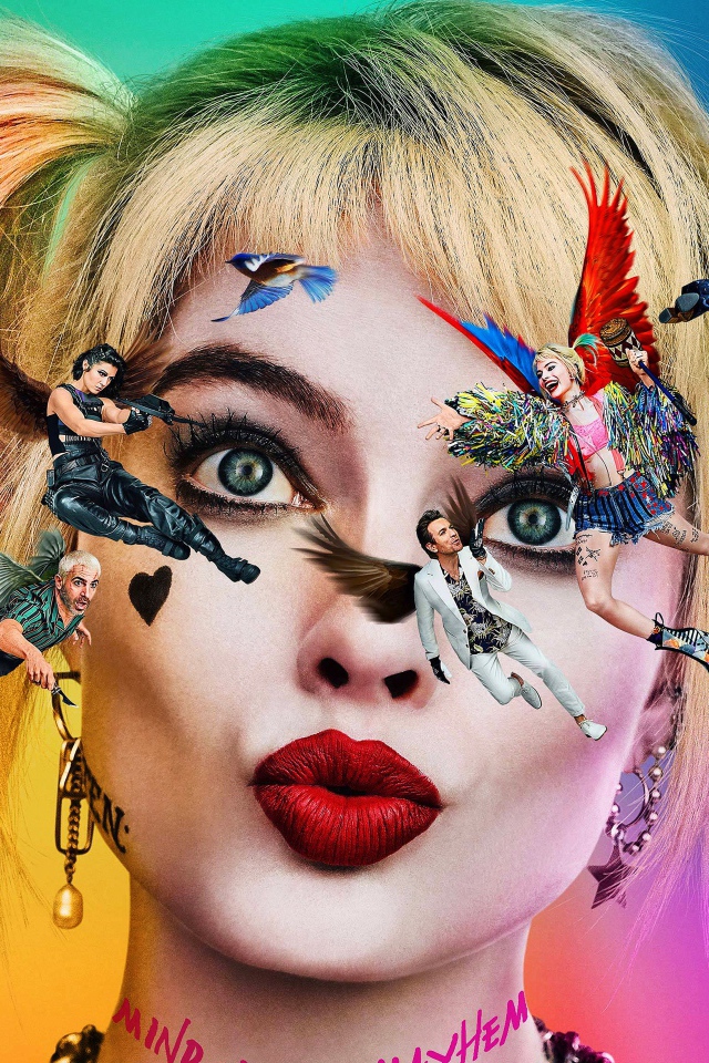 Постер нового фильма Хищные птицы: Потрясающая история Харли Квинн, 2020 