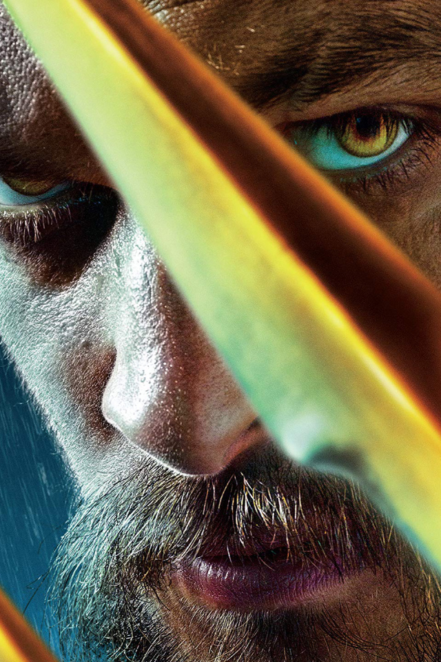 Супергерой Аквамен лицо крупным планом