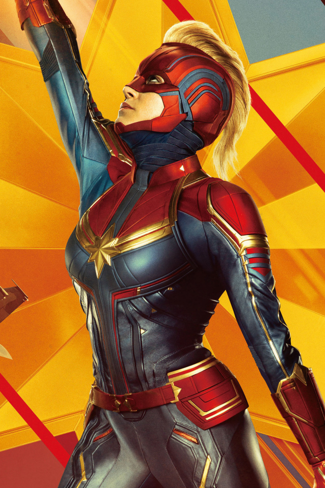 The character of the new superhero movie Captain Marvel, 2019
